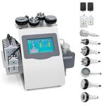 Elitzia 9 in 1 Beauty and Body Sculpting Machine Ultrasound 40K Cavitation Radio Frequency Skin Tightening Body Shaping Machine Multi Function Professional Cavitation Machine Fat Burning Salon ET929