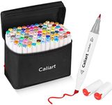 Caliart Markers, 100 Colors Dual Ti