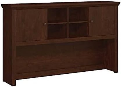 Bush Furniture Yorktown Collection 60W Hutch in Antique Cherry