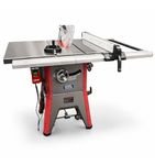 LUMBER JACK Table Saw 10" Full Cast Iron Top with Wheel Kit & Induction 1800W Motor