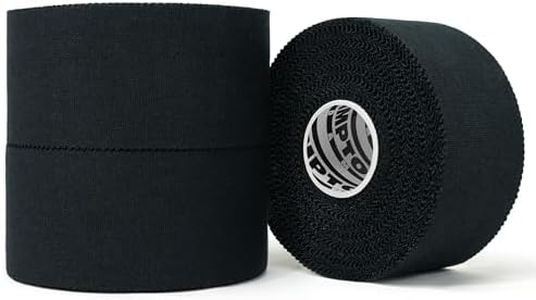 Hampton Adams | As Seen on Shark Tank | 3-Pack Black Athletic Sports Tape – Very Strong Easy Tear NO Sticky Residue Best Tape for Athlete & Medical Trainers