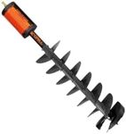 K-Drill 7-1/2 Inch Diameter Ice Auger With Built-In Adjustable Extension Shaft