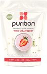 Purition Vegan Strawberry Dairy Free Natural Protein Powder for Keto Diet Shakes and Meal Replacements Shakes - 250g