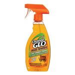 2 x Orange Glo Wood Furniture 2 in 1 cleaner and polish spray Bottles 473ml with Ultra Plush Microfiber Cloth