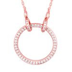 GIVA 925 Silver Anushka Sharma Rose Gold Forever Valentine Pendant with Link Chain| Necklace to Gift Women & Girls | With Certificate of Authenticity and 925 Stamp | 6 Months Warranty*