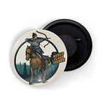 dhcrafts Fridge Magnet Sports Multicolour World Class Archer Archery Glossy Finish Design Pack of 1