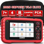 LAUNCH CRP123X V3.0 Diagnostic Tool Professional OBD2 Scanner for All Cars & Brands - 4 System Diagnostics with Reset: EPB DPF Oil Service, SAS/BMS Battery Test VIN Readout, Lifetime Free Update