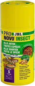 JBL PRONOVO INSECT STICK, Aliment pour tous Poissons d'Aquarium de 3-10 cm, Bâtonnets Alimentaires pour Poissons, Doseur à clic, taille S, 100 ml