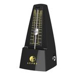 AUPHY Mechanical Metronome with Accent Bell, Classic Shape, Accurate Beat, Multiple Beat Modes, Suitable for Guitar Piano Drums Violin Saxophone etc