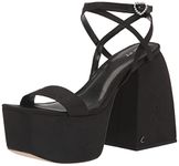 Circus NY Women's Mari Platform Sandal, Black, 4.5 UK