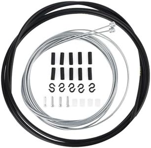 Cable de Dérailleur Vélo， Câble dérailleur, Cyclisme Câbles de Dérailleur, câble de changement de, Kit de traction de Dérailleur de vélo pour vélo pour VTT, Vélo de Course, BMX, Vélos Pliants, etc