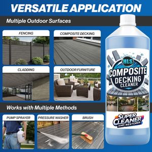 HLS Supplies Composite Decking Cleaner 5L – Removes Dirt & Grime