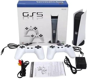 Drumstone 𝐖𝐈𝐓𝐇 𝟏𝟓 𝐘𝐄𝐀𝐑𝐒 𝐖𝐀𝐑𝐑𝐀𝐍𝐓𝐘 Ultimate Retro Gaming Gift: GS5 TV Console with 300 Built-In 8-Bit Games | USB Wired & AV Output for TV | Classic Retro Game Station for Family Fun