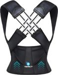 TENACT® Posture Corrector Belt Pro for Men & Women | Adjustable Back Support Brace for Spine Alignment, Shoulder & Upper Back Pain Relief | Comfortable & Breathable Material (Posture Pro, One Size)