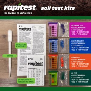 Luster Leaf Soil Test Kit – 20 Tests for pH, Nitrogen, Phosphorus, Potash