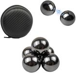YANZHE Cool Giant Magnetic Balls Fidget Toy for Adults, Large Magnetic Balls Fidget Toy, Magnet Beads for Desktop Decoration and Stress Relief, Anti-Anxiety Gift (Black 5 Pack)