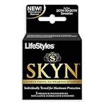 LifeStyles Skyn, 3 count, Clear (7627-08EA)