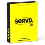 SERVD - BFF's - The Hilarious New Real-Life Card Game for Adults. Pull Rank Over Your Best Friend… If You Play Your Cards Right