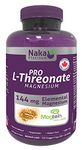 Naka Platinum PRO Magnesium L-Threonate Magtein 2,000 mg per serving (3capsules) 144 elemental Magnesium - BONUS Size 120 Veggie Caps (90+30 FREE)