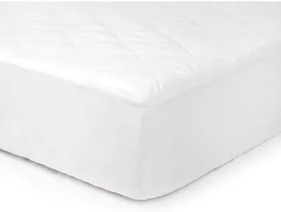 Tadpoles Quilted Waterproof Fitted Sheet & Mattress Cover | 39" x 75" x 12" | Fits All Standard-Size Twin Beds | Made of 100% Waterproof Polylaminate | Ideal for Toddlers & Kids | White