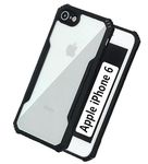 COBERTA Back Cover for Apple iPhone 6 Core Back Cover Case - Black Transparent