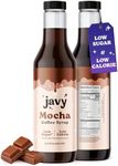 Javy Premium Coffee Syrup, Low Sugar - Low Calorie, Coffee Flavoring Syrup, Coffee Bar Accessories. Great for Flavoring All Types of Drinks