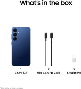 Samsung Galaxy S25 AI Smartphone, 128GB – Navy