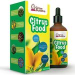 Citrus Food Fertiliser Grow Buddha – Citrus plant Fertiliser and Plant Food - Seaweed Extract and Micronutrients - Ideal Citrus Food Fertiliser for Citrus, Fruit, Nut, and Avocado Trees (100ml)