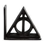 Enesco Wizarding World of Harry Potter Deathly Hallows Book Holders Bookends, 5.25 Inch, Black