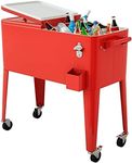 Giantex 80 Quart Cooler Cart Outdoo