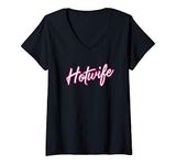 Womens Hotwife / Hot Wife V-Neck T-Shirt