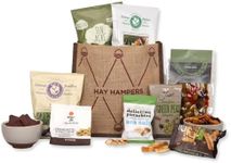 Hay Hampers Vegetarian Savoury Snack Hamper - Luxury Vegetarian Hamper, Gifts for Women & Men, Hamper Gift for Couples & Parents