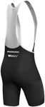 Logas Cycling Bib Shorts Men Cycling Shorts with Shoulder Straps Bike Biking Bib Shorts with 4D Padding Breathable Quick-Dry Black