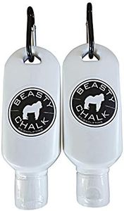 Beasty Chalk - Liquid Chalk for Weightlifting, CrossFit, Gymnastics, Rock Climbing, SPORTS. Two 50 ml Squeeze Bottles. All Natural or IPA Based. (50 ml pair, GORILLA - WEIGHTLIFTING)
