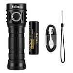 Sofirn IF25A Led Torch Super Bright Torch 3800 Lumen Anduril UI SST20 LED Flashlight with Rechargeable 21700 Battery Torches for Camping, Hiking, Outdoors