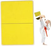 Rebreakable Board for Kids Taekwondo Kick Pad Thickened Abs Eva Training Karate Boards Taekwondo Breaking Boards for Performance Practicing Test Yellow