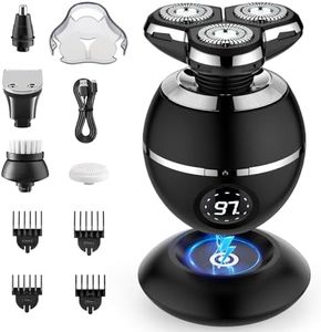 ETENTOUS Electric Razor for Men, 2024 Upgrade Electric Shavers for Men Cordless Rechargeable 3D Shaver for Men, Wet/Dry Mens Shaver, Waterproof Electric Razor Grooming Kit