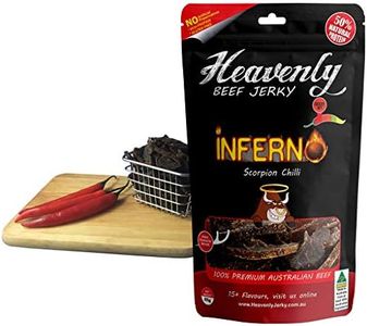 Inferno - Deadly HOT - Scorpion Chilli - Heavenly Beef Jerky - Large 85g Bag