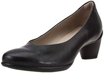 ECCO Women's SCULPTURED 45 Closed-Toe Pumps, Black, 7.5 UK