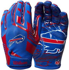 Wilson NFL Stretch Fit Football Gloves - Adult, Buffalo Bills