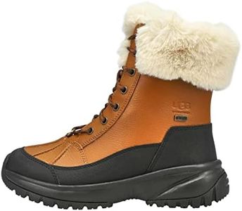 UGG Women's Yose Fluff Waterproof Winter Boot Chestnut 6 Medium US