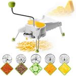 IBILI 796400 Julienne Mill Set Easycook 25x12 cm, Stainless Steel, White/Green/Silver, 12 cm