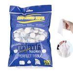 Compressed Towels, Darate 100PCS Portable Disposable Towels - Soft, Durable, Reusable Face Towels - Travel, Home, Outdoor, Camping, Hiking, Sport Hand Cotton Compressed Towels Tablets (100PCS)