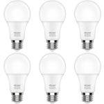 DiCUNO A19 LED Bulb, 60W Equivalent E26 LED Light Bulbs, 5000K Daylight White, 90 CRI, 9W 800 Lumens, 120V, Non-Dimmable, Pack of 6