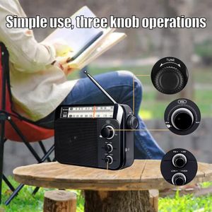 Retekess TR604 Portable AM/FM Radio – Black