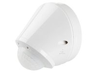 Legrand, Infrared Ceiling Motion Sensor for Indoor and Outdoor Use, 360° Working Field, Range up to 8 m, Adjustable Ambient Brightness, IP55, Surface-Mounted Wall or Ceiling Mounting, 048946