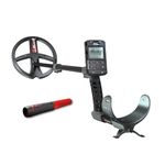 XP Metal Detectors Deus II RC - 9" FMF Coil with MI-6 Pinpointer - Waterproof and multifrequency Metal Detector with XP Deus II Remote Control & S-Telescopic Stem