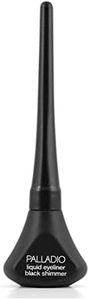 Palladio Liquid Eyeliner, Black Shimmer, Highly Pigmented, Waterproof, Smear-Proof, Includes Easy G Wand Applicator