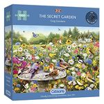 The Secret Garden | 1000 Piece Jigsaw Puzzle | Garden Birds Puzzle | Sustainable Jigsaw Puzzle for Adults | Premium 100% Recycled Board | Great Gift for Adults | Gibsons Games