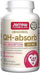 Jarrow Formulas, Ubiquinol QH-absorb, 60 glutenfreie Softgels, 200mg Coenzym Q10 je Dosis, Sojafrei, GMO frei, Geschmacksneutral